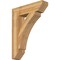 Ekena Millwork Thorton Slat Rough Sawn Bracket, Western Red Cedar, 6"W x 26"D x 34"H BKT06X26X34THR06RWR - alternate 1